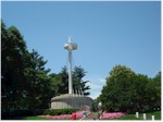 The USS Maine memorial at Arlington National Cemetery