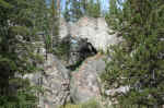 We hiked up to this natural bridge.