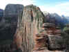 After Scout Lookout you climb up the ridge