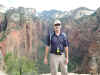 Charlie on the summit of Angels Landing